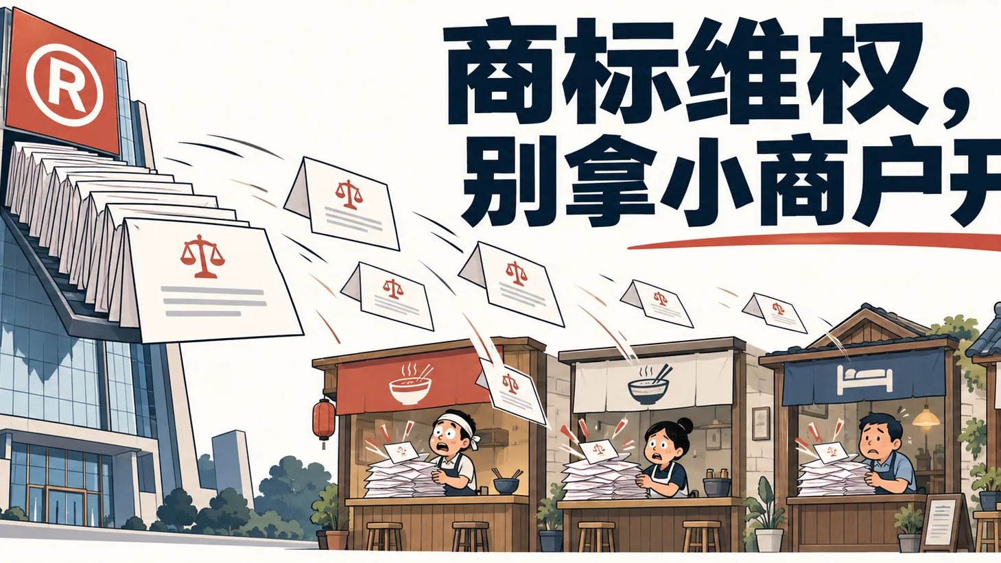 商标维权,别拿小商户开刀——配图